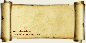 Janko Karadžić vizit kartica